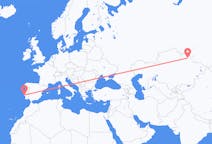 Vols de Pavlodar, le Kazakhstan pour Lisbonne, portugal