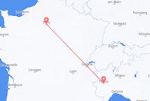 Flights from Paris, France to Turin, Italy