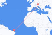 Flyg från Aracati, Brasilien till Trieste, Italien