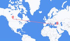 Flyreiser fra Lloydminster, Canada til Sivas, Tyrkia