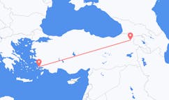 Flights from Bodrum, Turkey to Kars, Turkey
