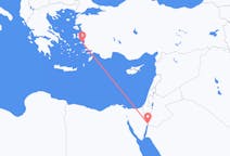 Vluchten van Eilat, Israël naar Samos, Griekenland