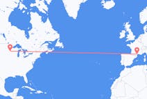 Flyreiser fra Minneapolis, USA til Aspiran, Frankrike