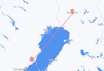 Vluchten van Rovaniemi, Finland naar Umeå, Zweden