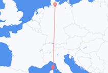Flyg från Hamburg, Tyskland till Bastia, Frankrike
