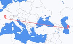 เที่ยวบิน จาก Türkmenbaşy, เติร์กเมนิสถาน ไปยัง แกลร์มง-แฟร็อง, ฝรั่งเศส