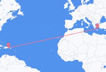Flyrejser fra Punta Cana til Santorini