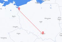 Flug frá Kraká, Póllandi til Szczecin, Póllandi