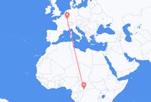 Flyreiser fra Bangui, til Metz
