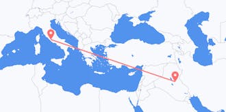 Flights from Iraq to Italy