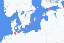 Vluchten van Tallinn, Estland naar Hamburg, Duitsland