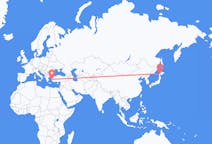 Flyrejser fra Sapporo, Japan til Izmir, Tyrkiet