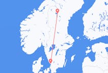 Flyg från Halmstad till Östersund