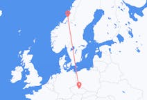 Flights from Namsos, Norway to Pardubice, Czechia