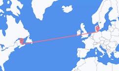 Flyg från Charlottetown, Kanada till Lübeck, Tyskland