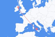 Flyg från Trapani, Italien till Dublin, Irland