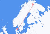 Fly fra Ivalo til Aarhus