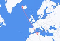Flights from Touggourt to Reykjavík