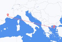 Flights from Nîmes, France to Lemnos, Greece