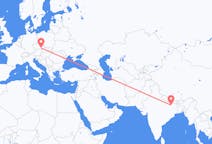 Flyg från Patna, Indien till Brno, Tjeckien