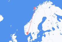 Flights from Kristiansand, Norway to Svolvær, Norway