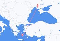 Flyreiser fra Santorini, Hellas til Херсонська міська громада, Ukraina