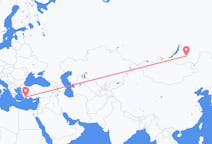Flights from Chita, Russia to Dalaman, Turkey