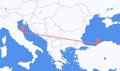 Flüge von der Stadt Ancona in die Stadt Zonguldak