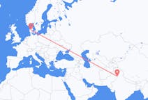 Flyrejser fra Lahore, Pakistan til Karup, Danmark