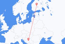 Рейсы из Тузла, Босния и Герцеговина в Йювяскюля, Финляндия