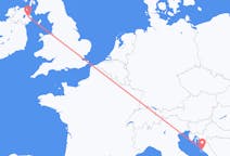Flights from Zadar, Croatia to Belfast, the United Kingdom