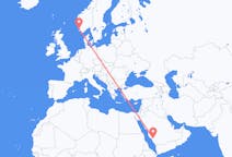 Flyrejser fra Al Bahah til Stavanger