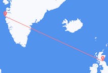 Flyreiser fra Edinburgh, Skottland til Sisimiut, Grønland