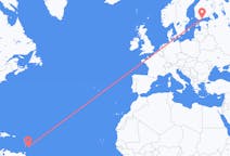 Flyrejser fra Bridgetown, Barbados til Helsinki, Finland