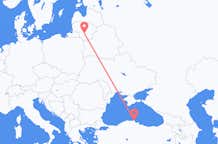 Flyrejser fra Sinop til Kaunas