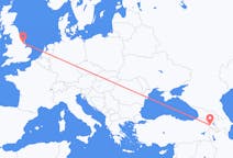 Fly fra Jerevan til Kirmington