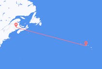 Flyrejser fra Fredericton, Canada til Pico Ø, Portugal