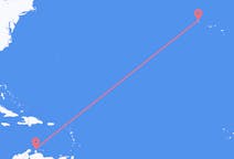 Flights from Aruba to Corvo Island