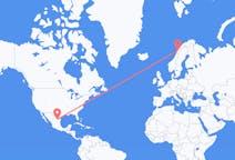 Flyrejser fra Monterrey, Mexico til Bodø, Norge