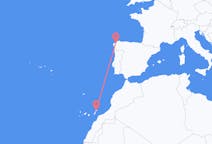 Loty z miasta Lanzarote do miasta A Coruña