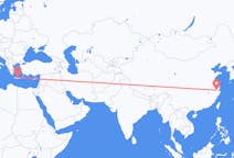 Flyreiser fra Hangzhou, Kina til Iraklio, Hellas