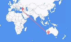 Flyreiser fra Esperance, Australia til Gaziantep, Tyrkia