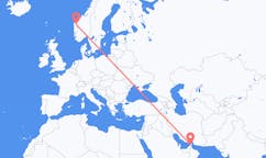 Flights from Ras al-Khaimah, United Arab Emirates to Sandane, Norway