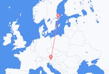 เที่ยวบิน จาก สต็อกโฮล์ม, สวีเดน ไปยัง คลาเกนฟูร์ท, ออสเตรีย
