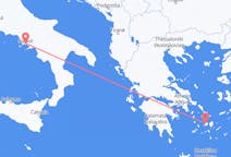 Flyreiser fra Napoli, Italia til Paros, Hellas