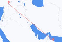 Vluchten van Muscat naar Adiyaman