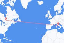 Flyreiser fra Rouyn-Noranda, Canada til Roma, Italia