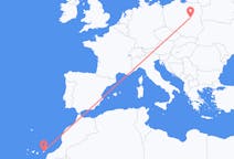 Flyg från Warszawa, Polen till Ajuy, Spanien