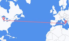 Flyreiser fra Milwaukee, USA til Lamezia Terme, Italia