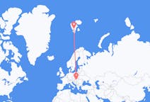 Flights from Budapest, Hungary to Longyearbyen, Svalbard & Jan Mayen